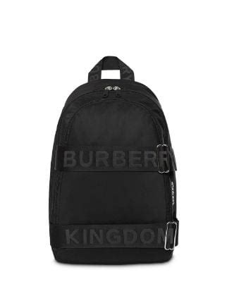 burberry large logo strap backpack|burberry backpack outlet.